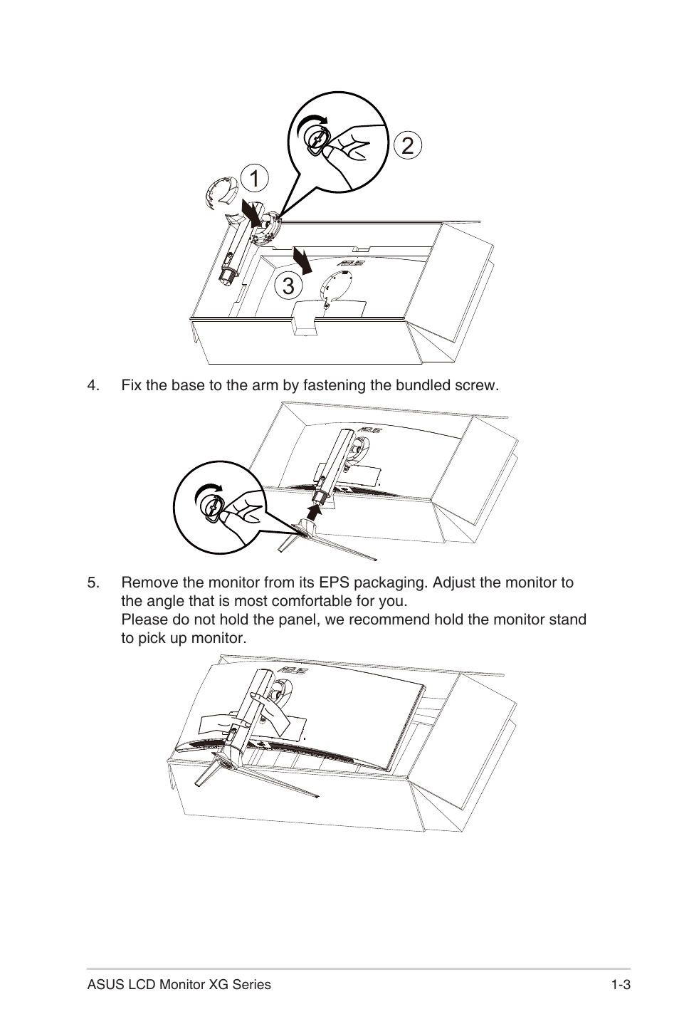 Asus Republic of Gamers Strix XG49VQ 49" 32:9 Ultra-Wide Curved 144 Hz FreeSync LCD Gaming Monitor User Manual | Page 10 / 31