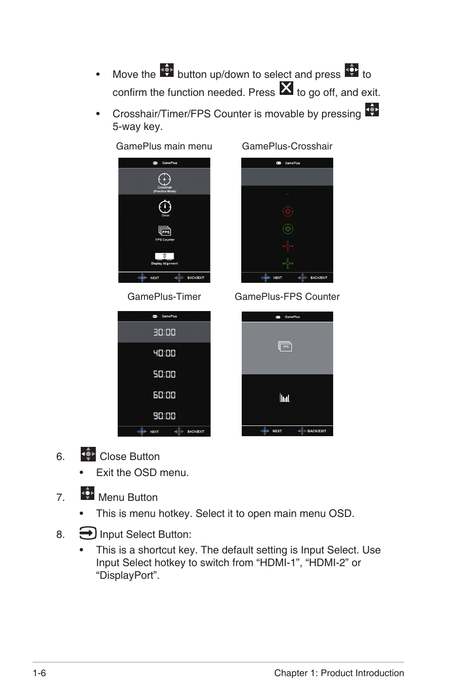 Asus Republic of Gamers Strix XG49VQ 49" 32:9 Ultra-Wide Curved 144 Hz FreeSync LCD Gaming Monitor User Manual | Page 13 / 31