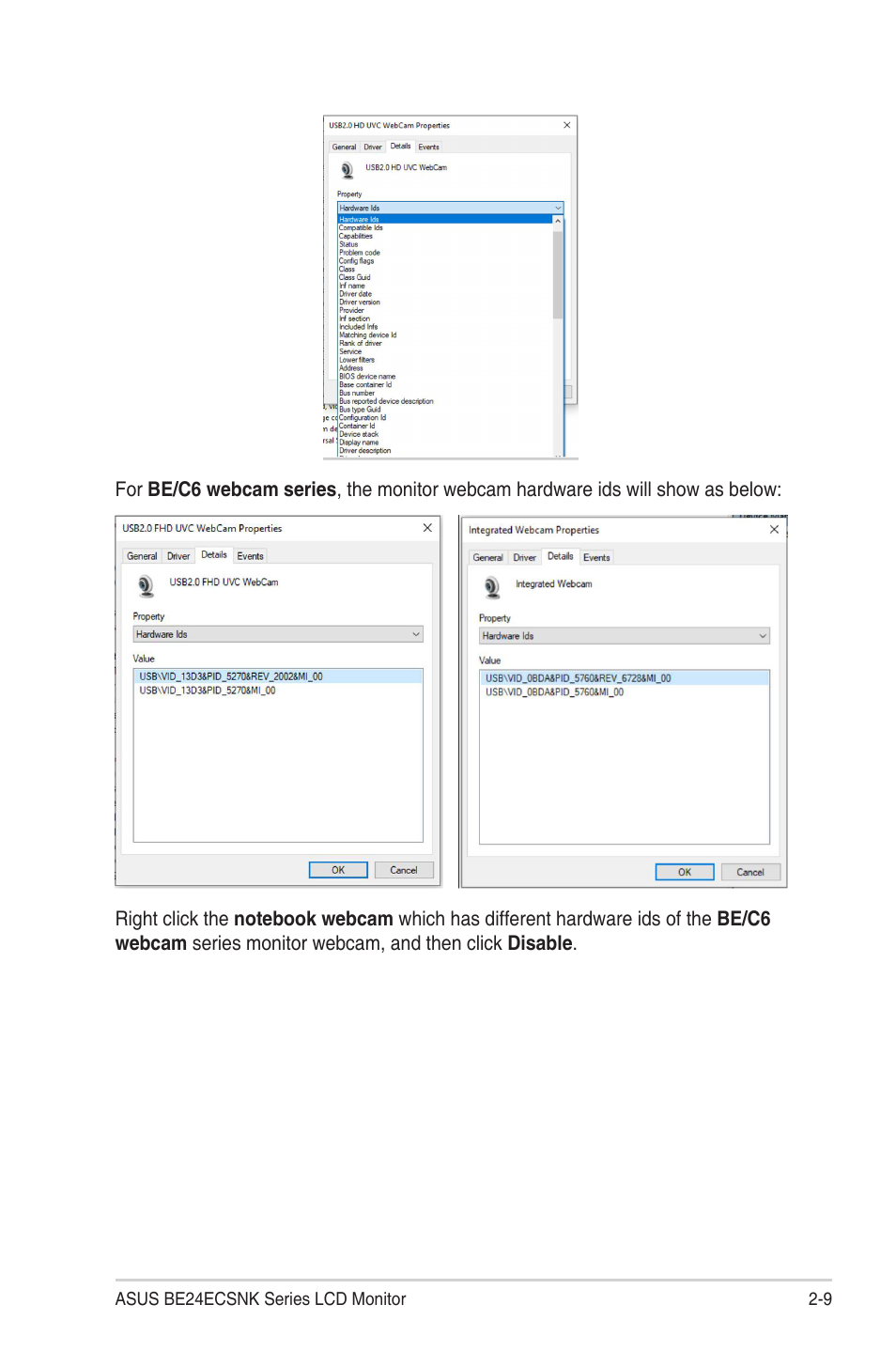 Asus BE24ECSNK 23.8" Video Conferencing Monitor User Manual | Page 25 / 44