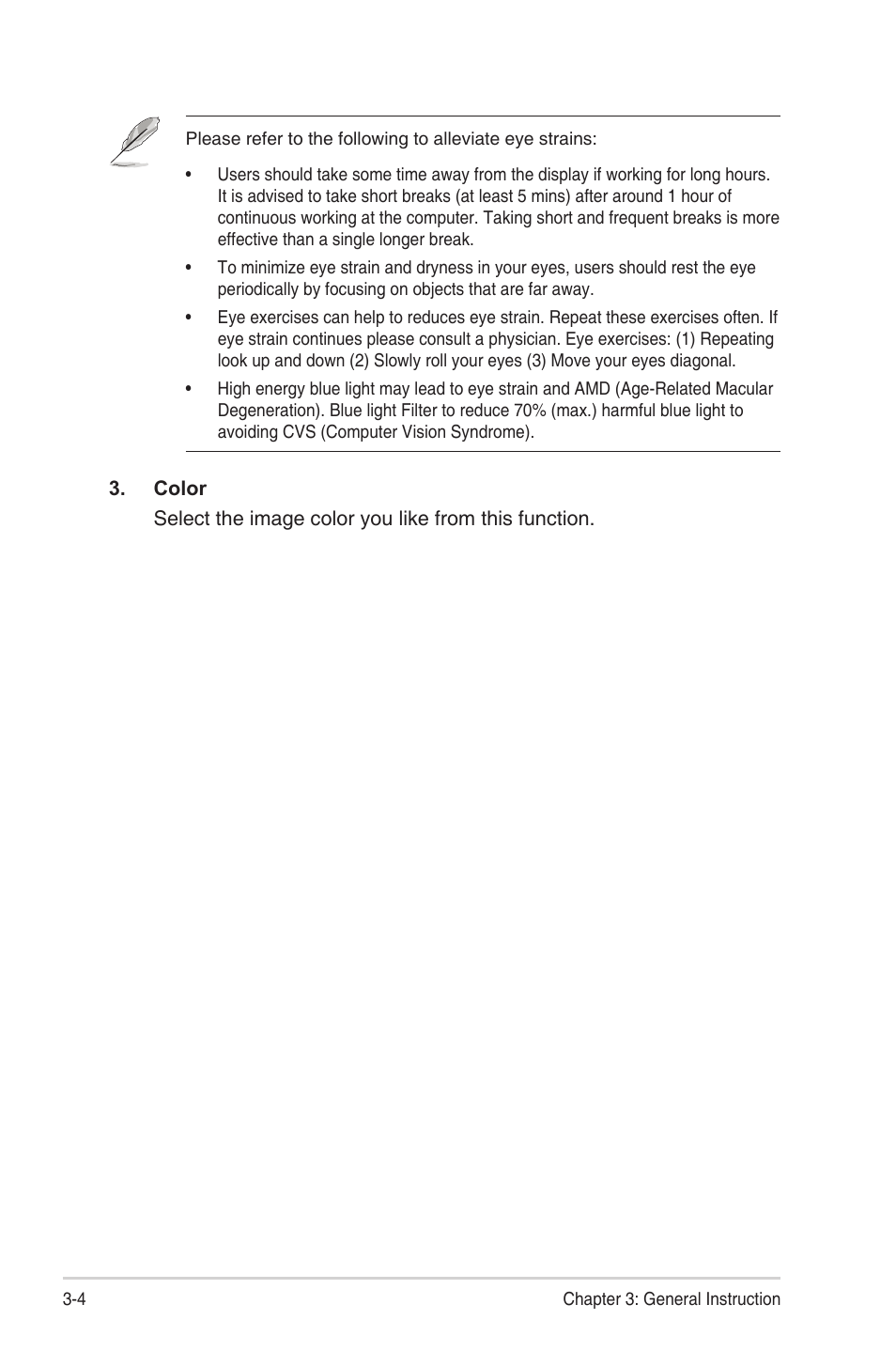 Asus TUF Gaming VG328H1B 31.5" 16:9 Curved 165 Hz Adaptive-Sync VA Monitor User Manual | Page 19 / 25