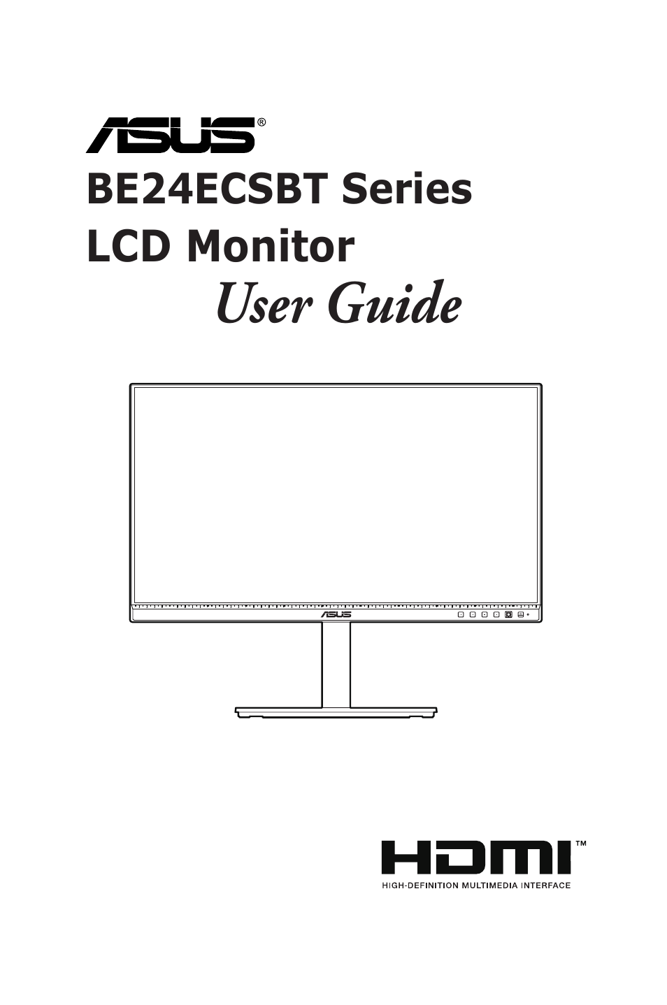 Asus BE24ECSBT 23.8" Multi-Touch Monitor User Manual | 35 pages