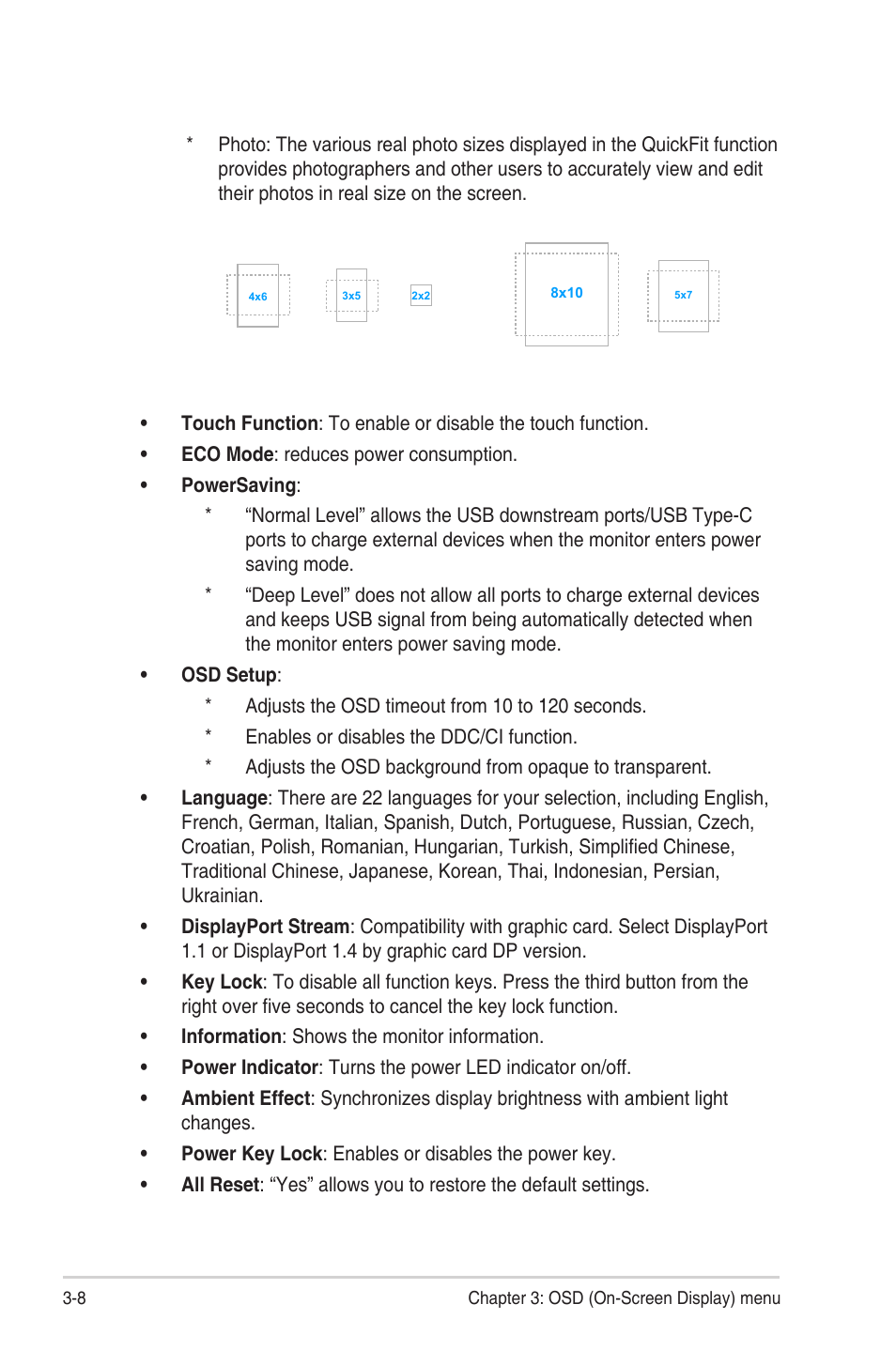 Asus BE24ECSBT 23.8" Multi-Touch Monitor User Manual | Page 28 / 35