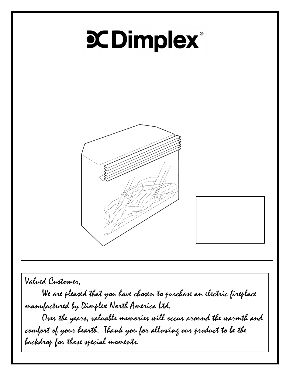 Dimplex DF2603 User Manual | 15 pages