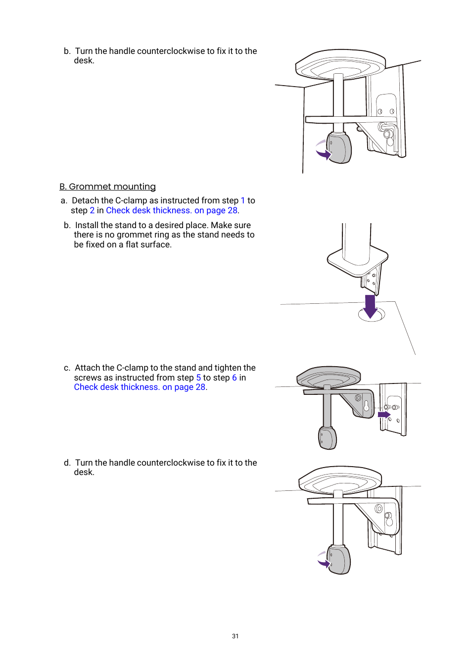 BenQ DesignVue PD2705UA 27" 4K HDR Monitor with Ergo Stand User Manual | Page 31 / 75