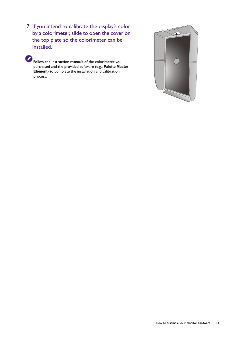 BenQ SW321C 32" 16:9 4K HDR IPS Photo and Video Editing Monitor User Manual | Page 33 / 70