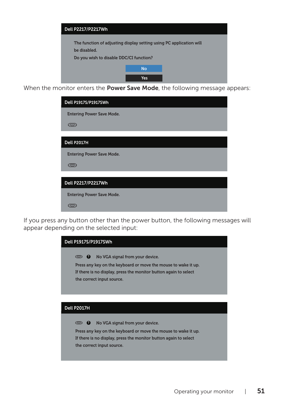 Dell P1917S 19" 5:4 IPS Monitor User Manual | Page 51 / 65