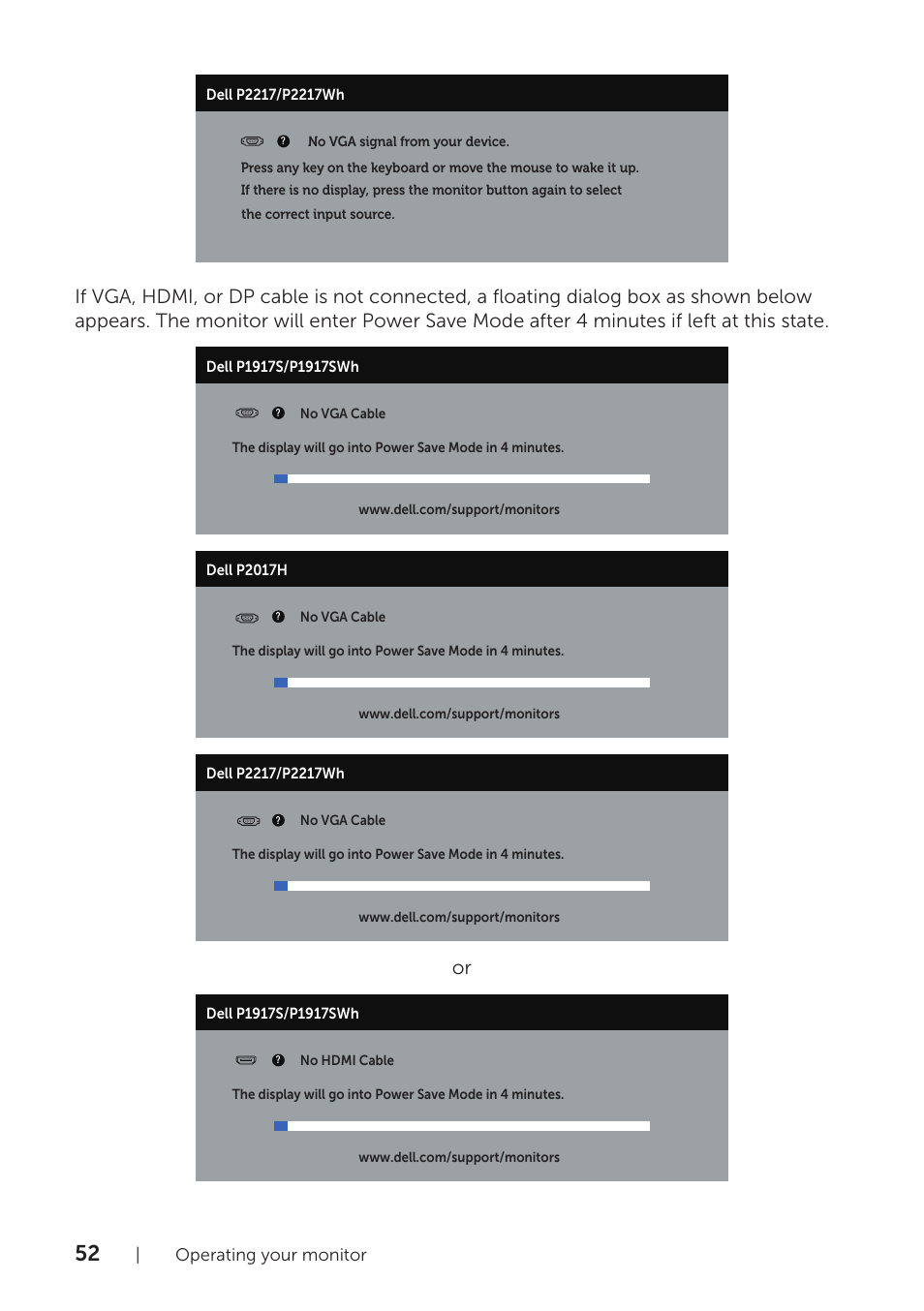 Dell P1917S 19" 5:4 IPS Monitor User Manual | Page 52 / 65