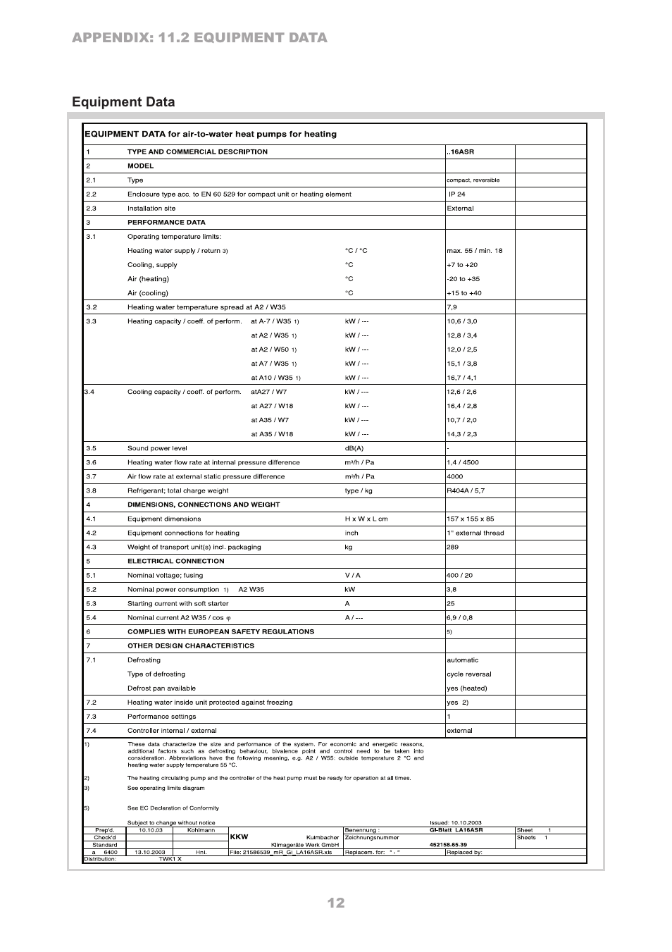 Dimplex LA16ASR User Manual | Page 12 / 24