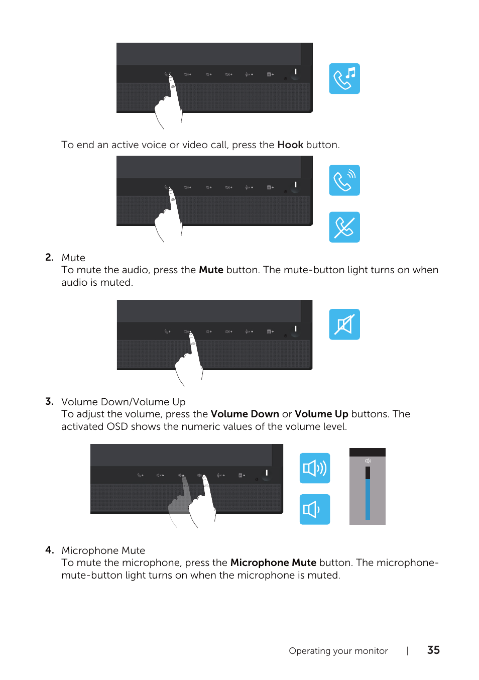 Dell P2418HZM 23.8" 16:9 IPS Monitor User Manual | Page 35 / 71