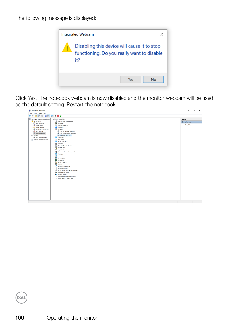 Dell C2722DE 27" 16:9 IPS Video Conferencing Monitor User Manual | Page 100 / 114