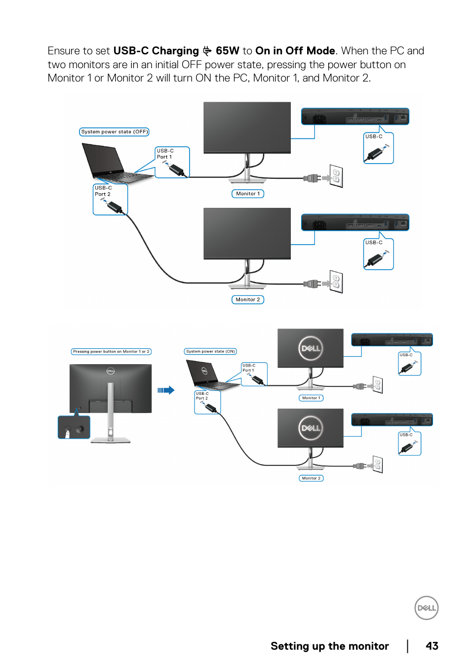 Dell P2722HE 27" 16:9 USB Type-C IPS Monitor User Manual | Page 43 / 81