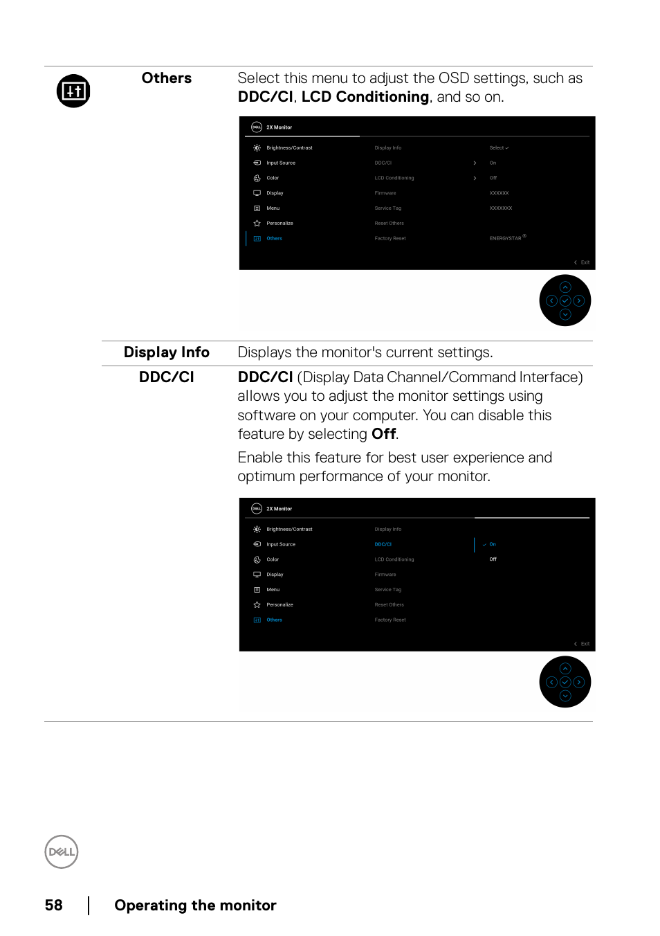 Dell P2722HE 27" 16:9 USB Type-C IPS Monitor User Manual | Page 58 / 81