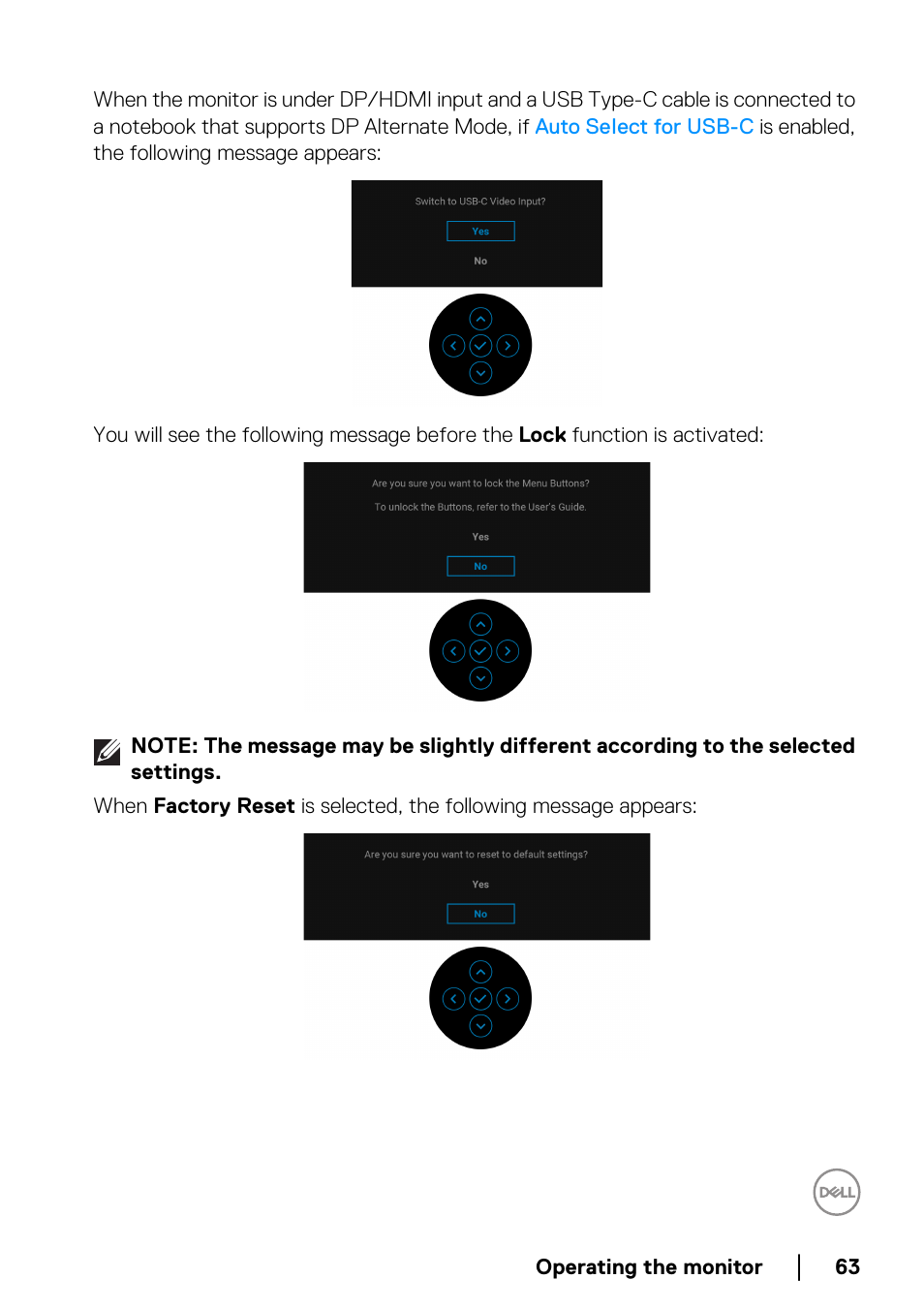 Dell P2722HE 27" 16:9 USB Type-C IPS Monitor User Manual | Page 63 / 81