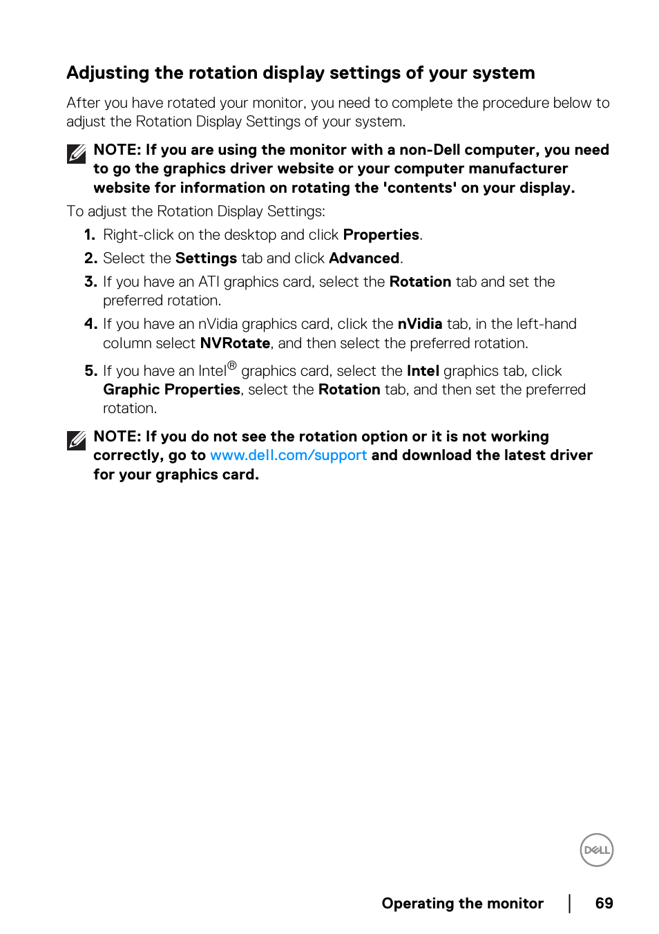 Dell P2722HE 27" 16:9 USB Type-C IPS Monitor User Manual | Page 69 / 81