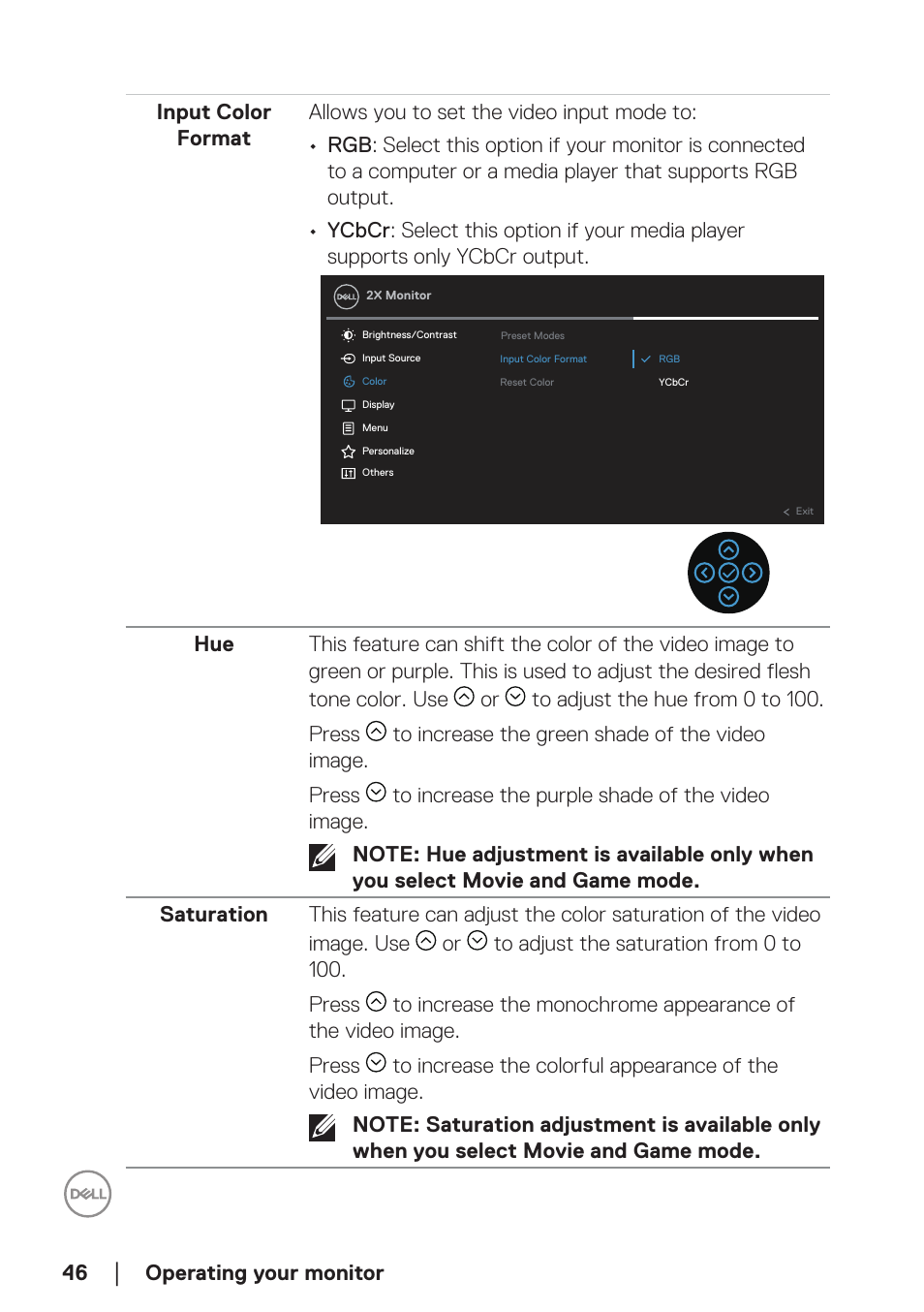 Dell P2723D 27" 1440p Monitor User Manual | Page 46 / 73