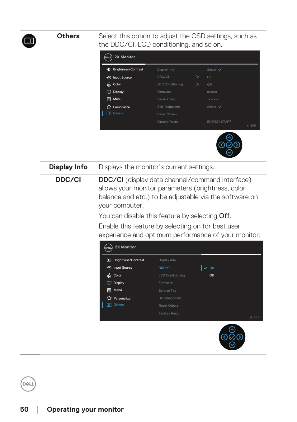 Dell P2723D 27" 1440p Monitor User Manual | Page 50 / 73