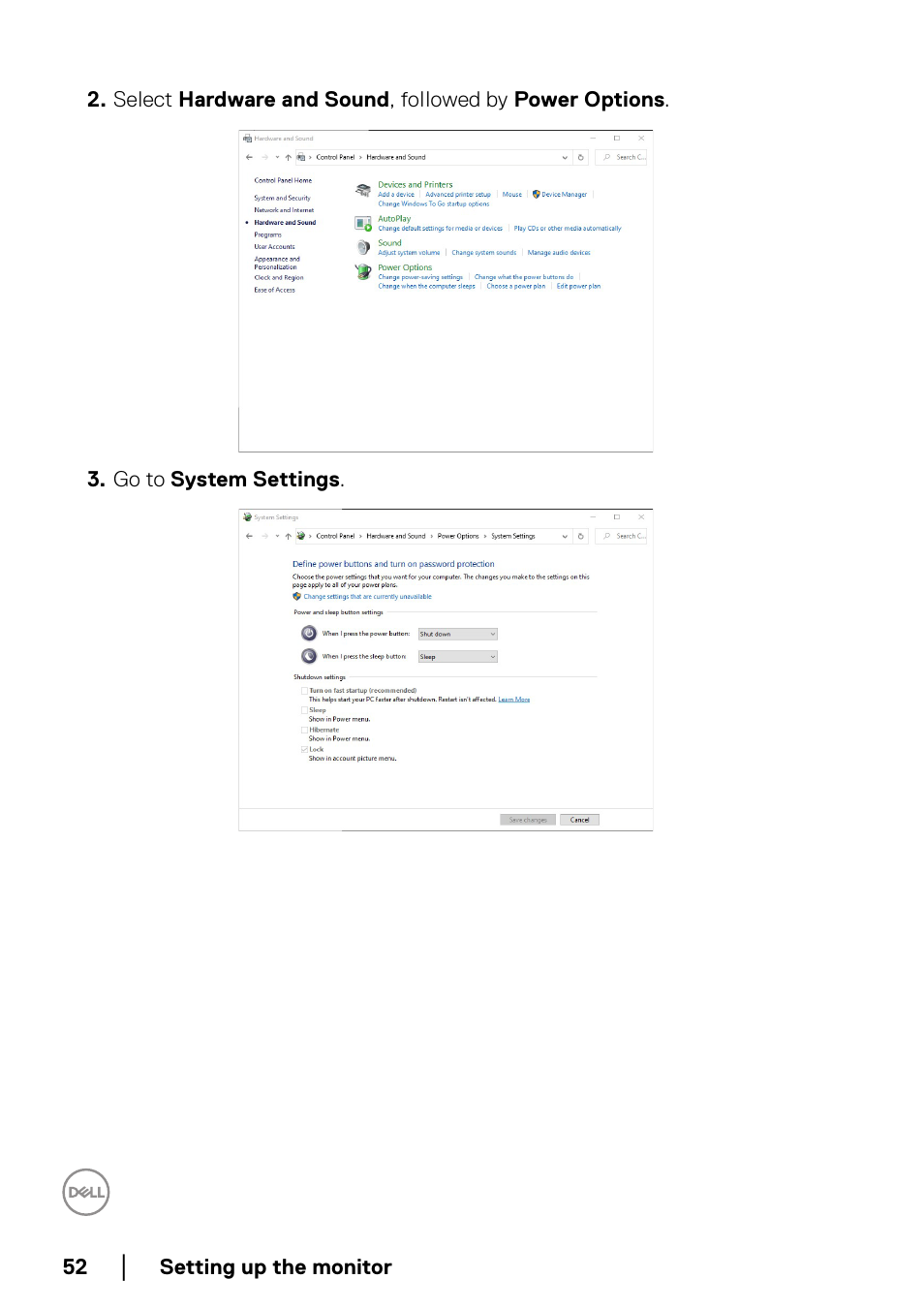 Dell UltraSharp 49 U4924DW 49" WQHD Ultrawide Curved Monitor User Manual | Page 52 / 103