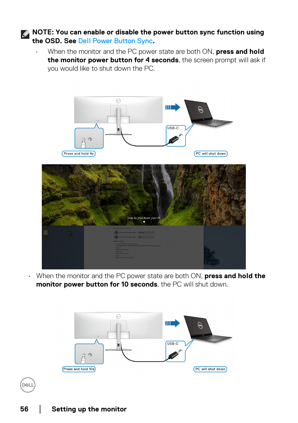 Dell UltraSharp 49 U4924DW 49" WQHD Ultrawide Curved Monitor User Manual | Page 56 / 103