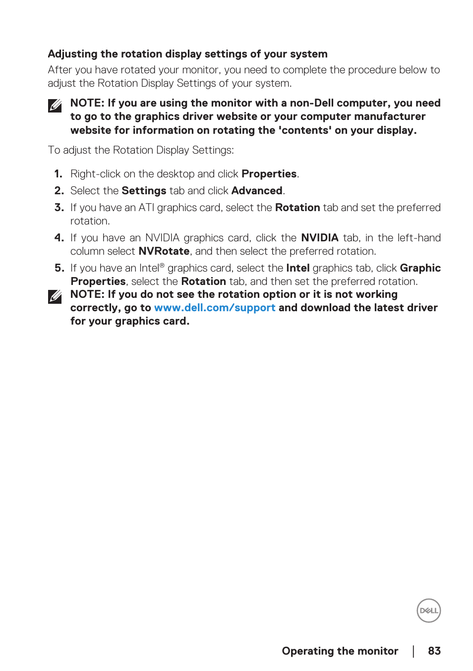 Dell P2723DE 27" 1440p USB Type-C Hub Monitor User Manual | Page 83 / 94