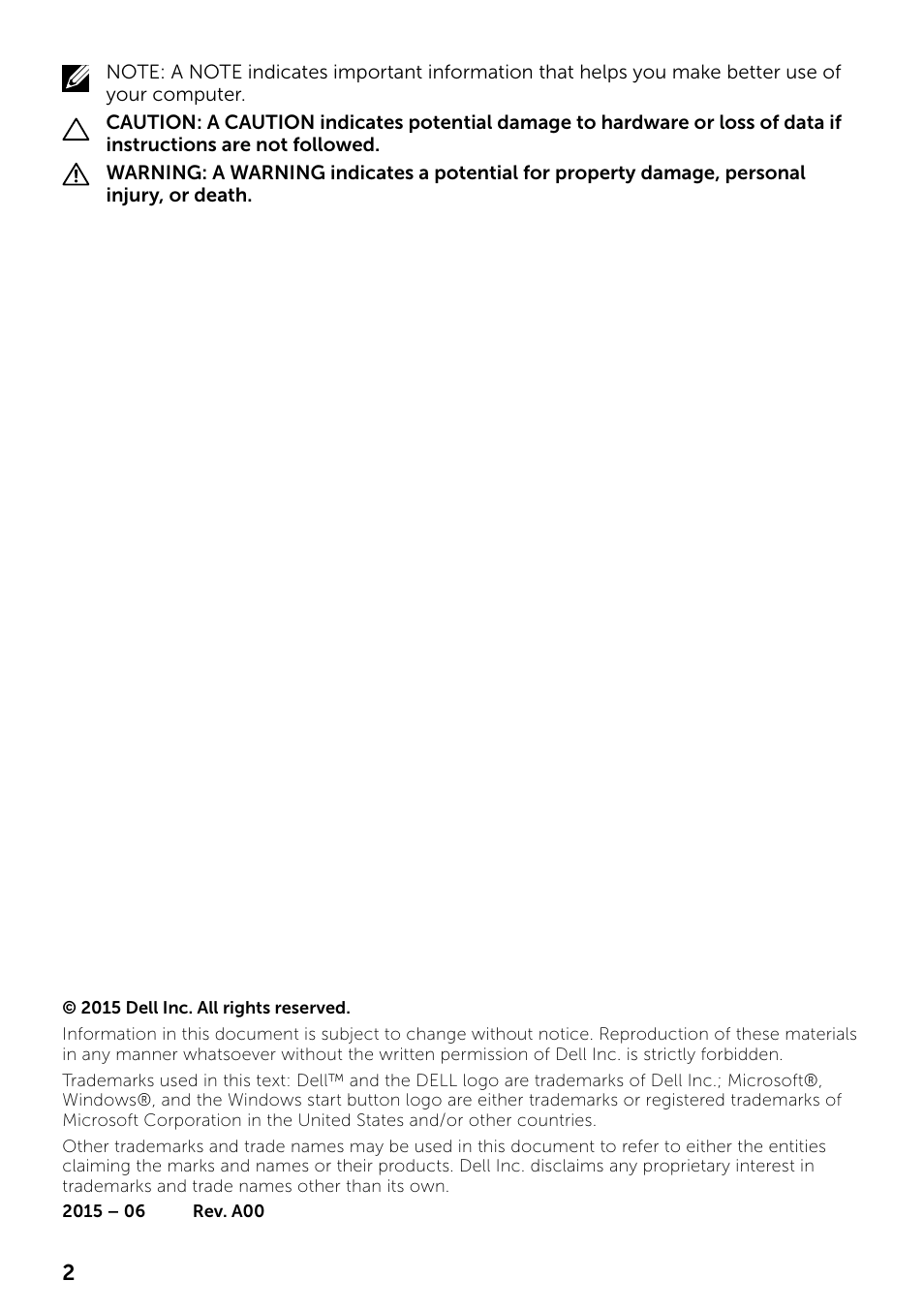 Dell E1916HV 19" 16:9 LCD Monitor User Manual | Page 2 / 72