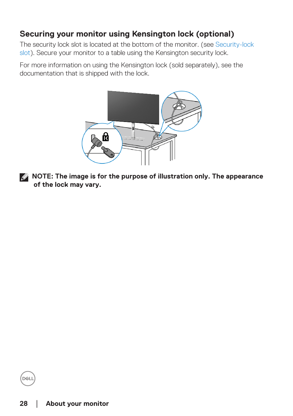 Dell E2723H 27" Monitor User Manual | Page 28 / 63