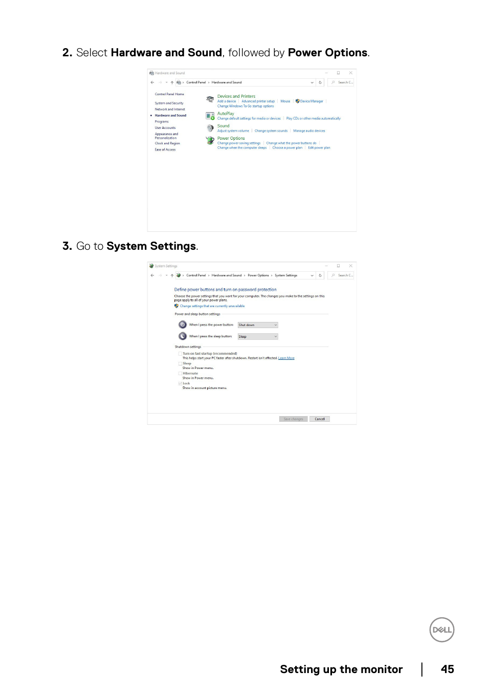 Dell UltraSharp 38" 1600p Curved Monitor User Manual | Page 45 / 96