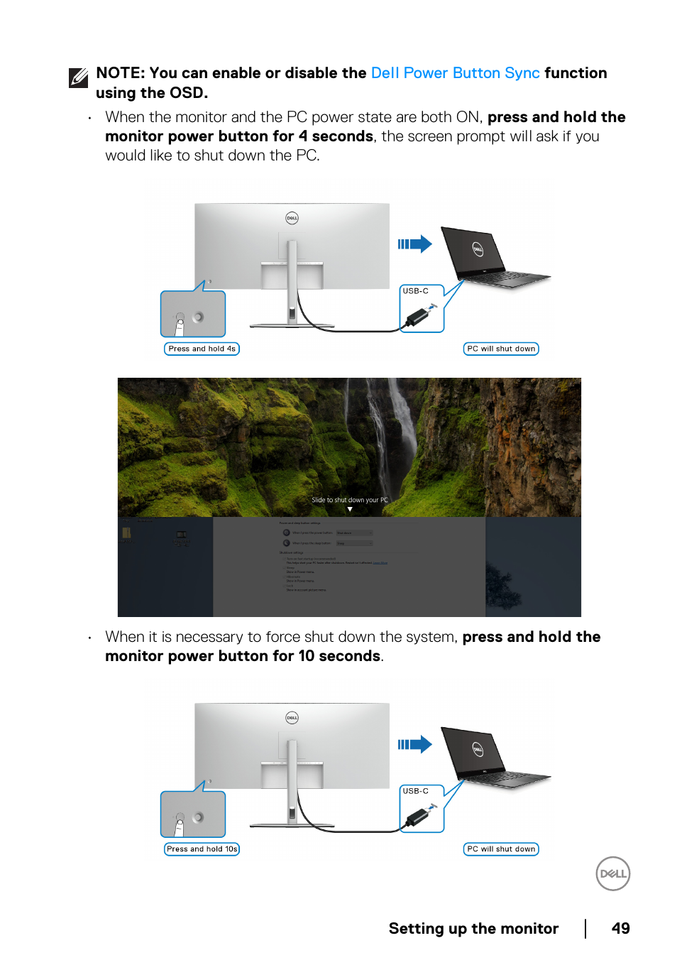 Dell UltraSharp 38" 1600p Curved Monitor User Manual | Page 49 / 96