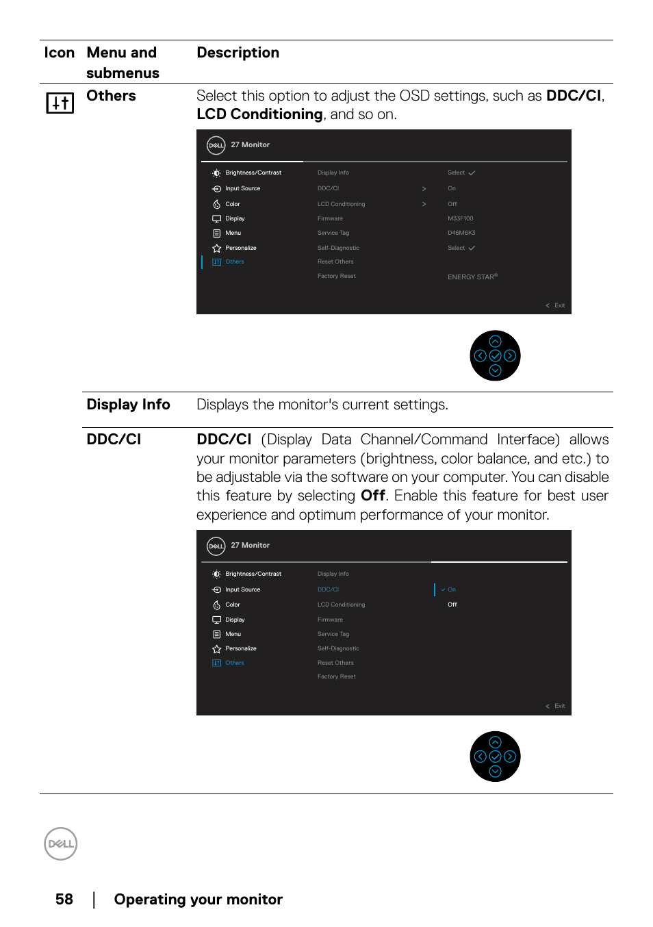 Dell P2723QE 27" 4K UHD USB Type-C Hub Monitor User Manual | Page 58 / 79