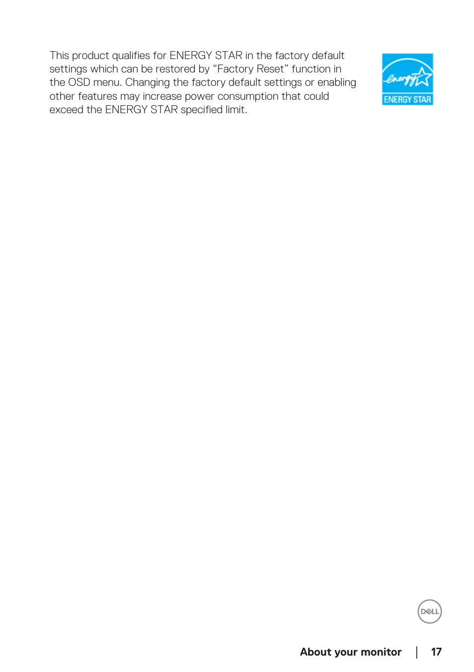 Dell E2724HS 27" Monitor User Manual | Page 17 / 63