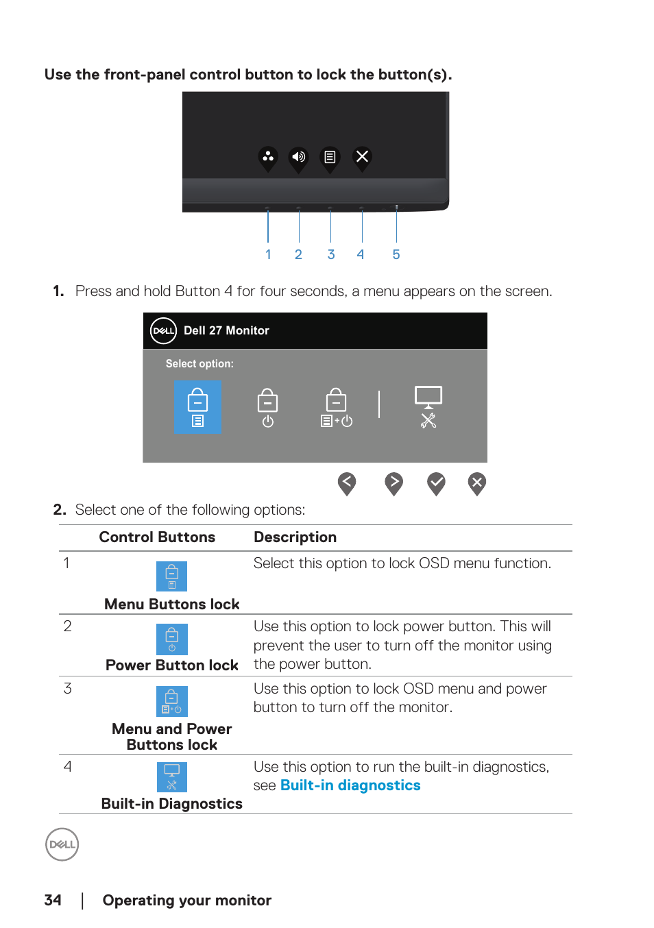Dell E2724HS 27" Monitor User Manual | Page 34 / 63