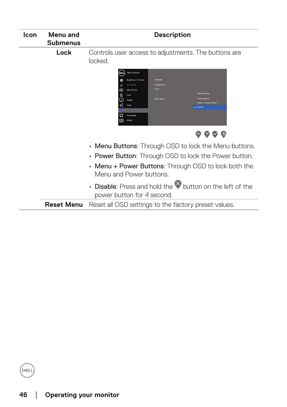 Dell E2724HS 27" Monitor User Manual | Page 46 / 63