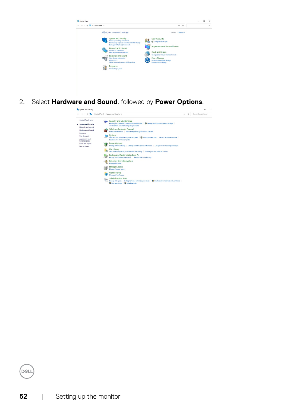 Dell UltraSharp 32" 6K HDR Video Conferencing Monitor User Manual | Page 52 / 123