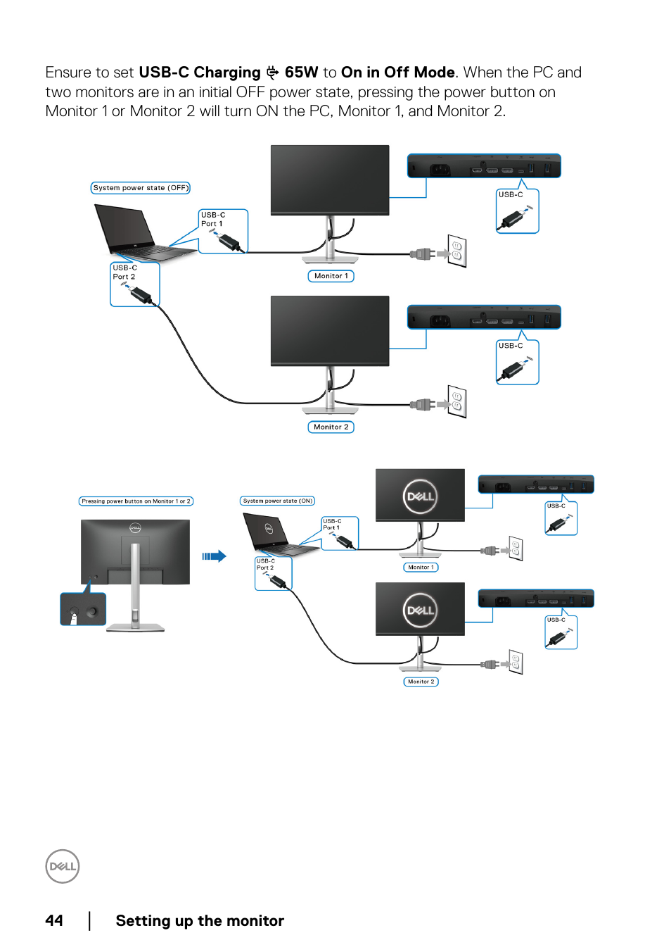 Dell P2223HC 21.5" 16:9 IPS Monitor User Manual | Page 44 / 82