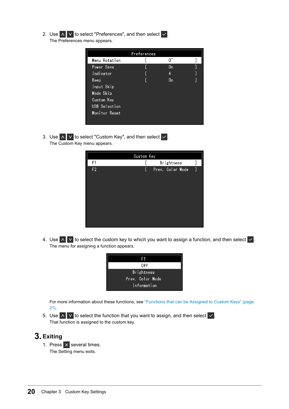 Eizo ColorEdge CS2740 26.9" 16:9 Wide Gamut 4K IPS Monitor User Manual | Page 20 / 49