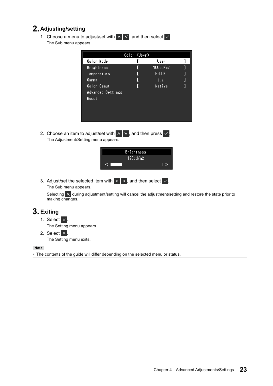 Eizo ColorEdge CS2740 26.9" 16:9 Wide Gamut 4K IPS Monitor User Manual | Page 23 / 49