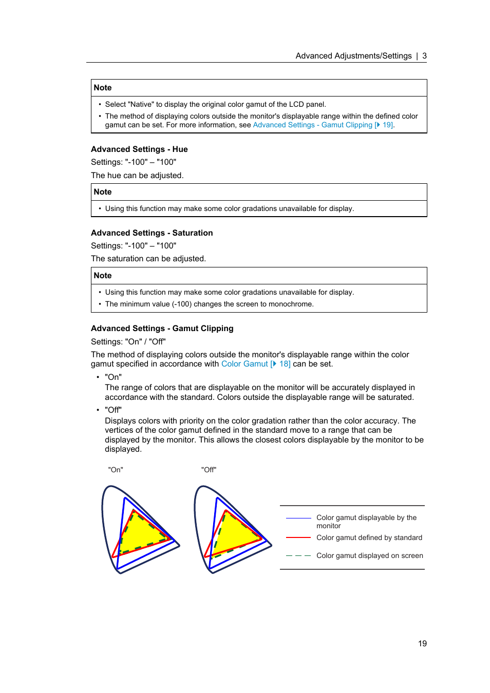 Eizo ColorEdge CS2400S 24.1" Monitor User Manual | Page 19 / 47