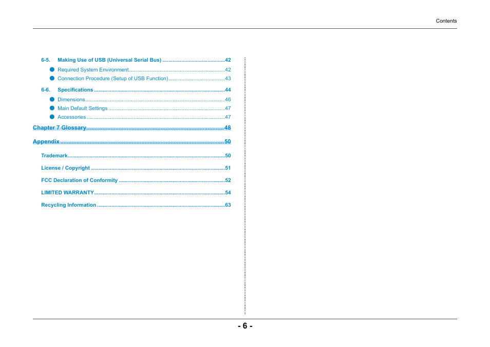 Eizo ColorEdge CG2420 24" 16:10 Hardware Calibration IPS Monitor User Manual | Page 6 / 68