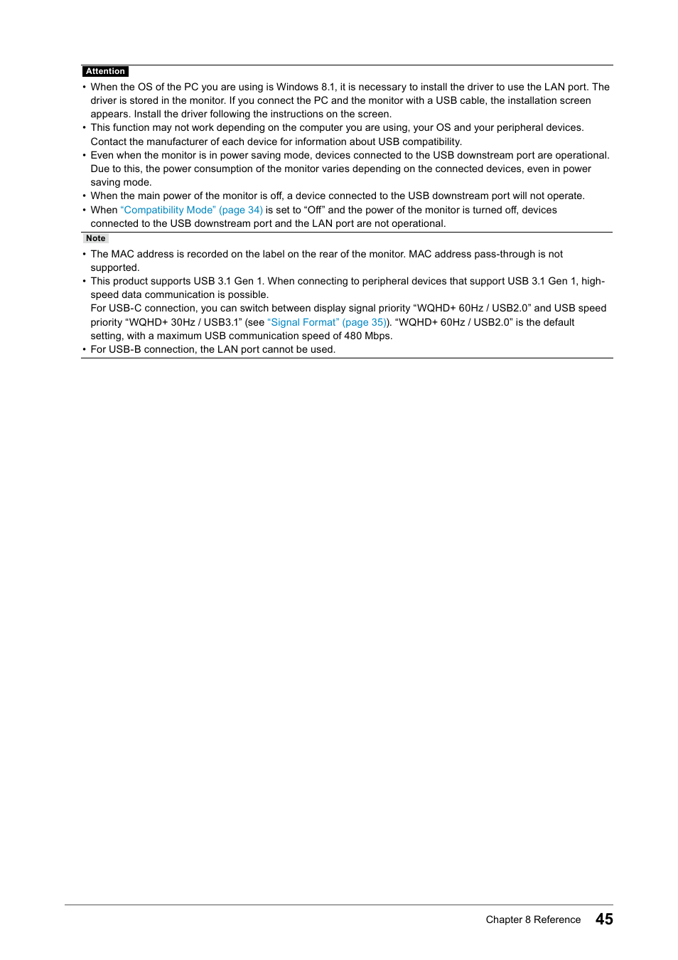 Eizo FlexScan EV3895FX-BK 37.5" 24:10 Ultrawide Curved IPS Monitor (Black) User Manual | Page 45 / 49
