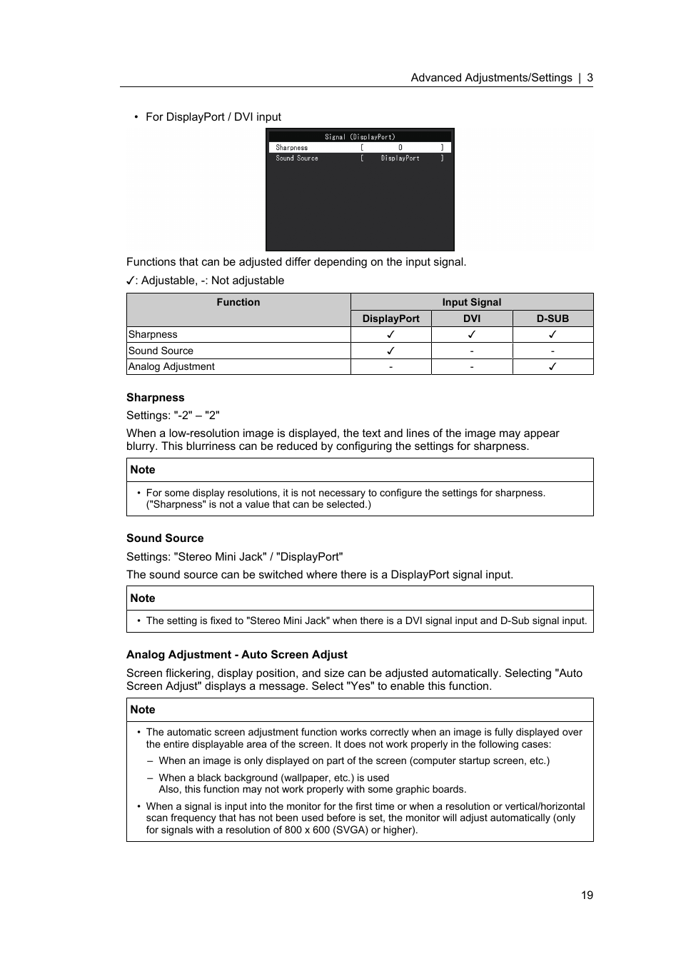 Eizo FlexScan S1934 19" 5:4 Square IPS Monitor User Manual | Page 19 / 36