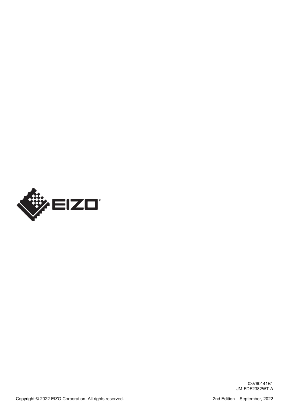 Eizo DuraVision FDF2382WT-A 23" Multi-Touch Display (Black) User Manual | Page 43 / 43