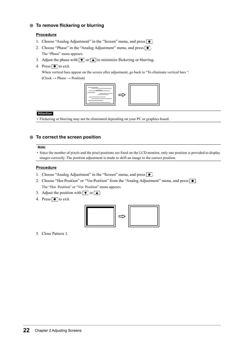 Eizo Flexscan S2133 21.3" 4:3 IPS Monitor User Manual | Page 22 / 62