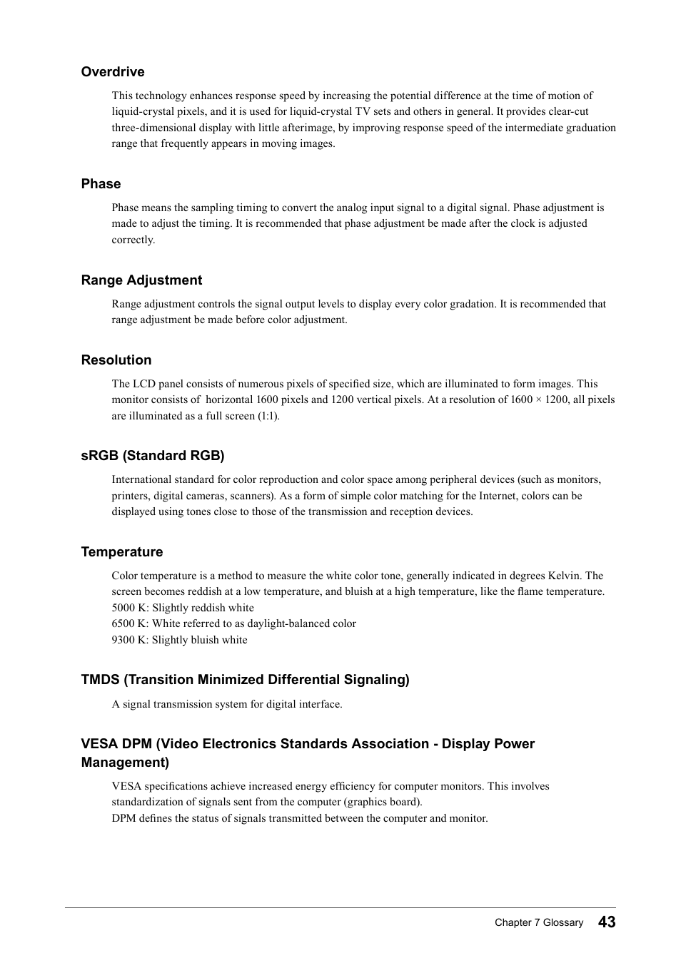 Eizo Flexscan S2133 21.3" 4:3 IPS Monitor User Manual | Page 43 / 62