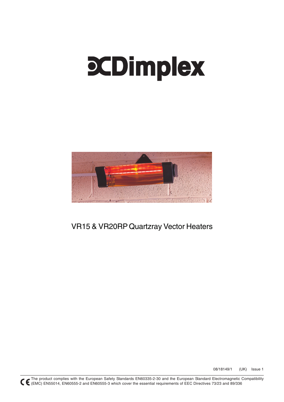 Dimplex VR20RP User Manual | 4 pages