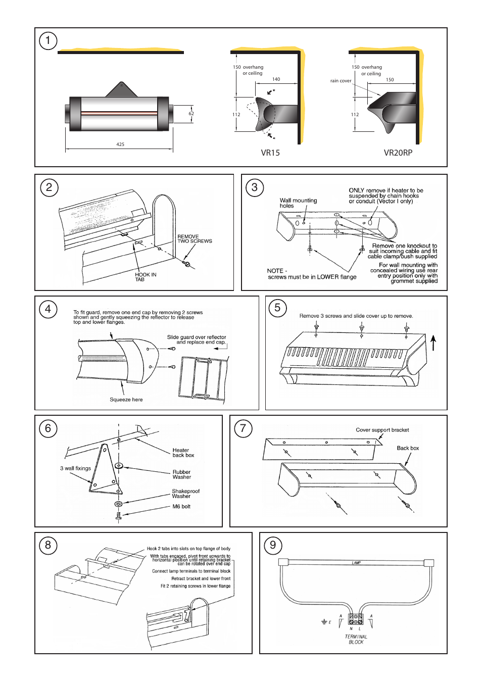 Dimplex VR20RP User Manual | Page 2 / 4