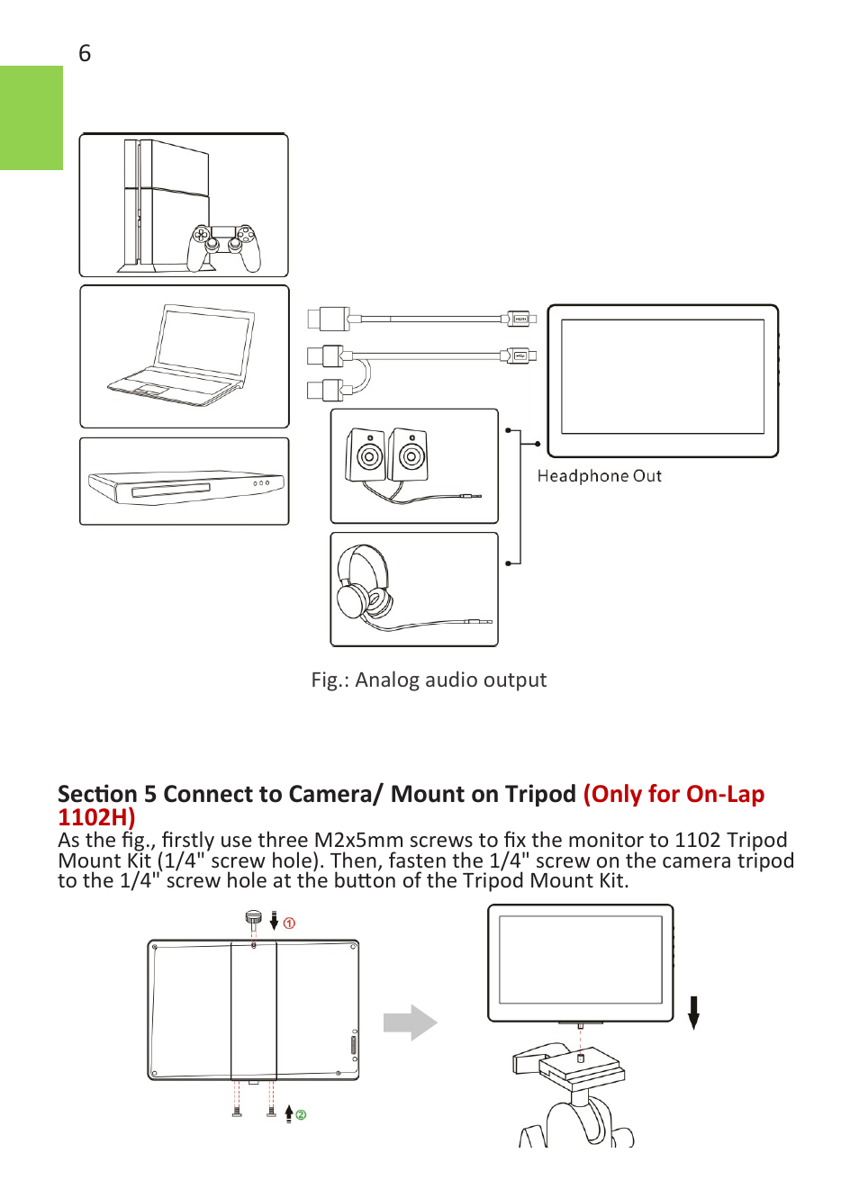 GeChic On-Lap 1102E 11.6" 16:9 Portable IPS Monitor User Manual | Page 12 / 44