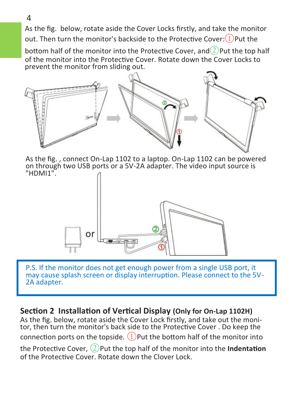 GeChic 1102I 11.6" 16:9 Portable Touchscreen LCD Monitor User Manual | Page 10 / 44