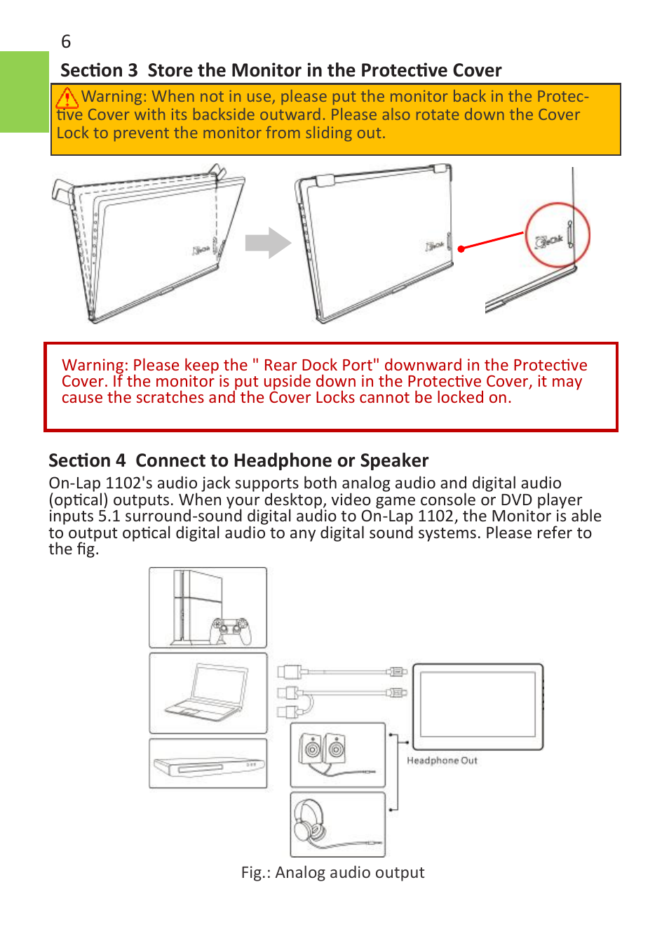 GeChic 1102I 11.6" 16:9 Portable Touchscreen LCD Monitor User Manual | Page 12 / 44