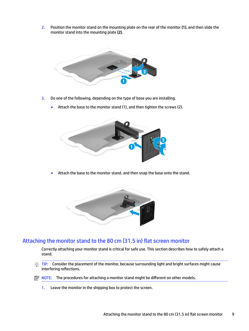 HP P22 G5 21.5" Monitor User Manual | Page 15 / 54