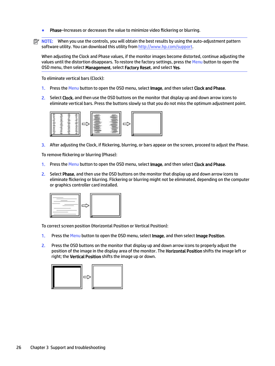 HP P22 G5 21.5" Monitor User Manual | Page 32 / 54