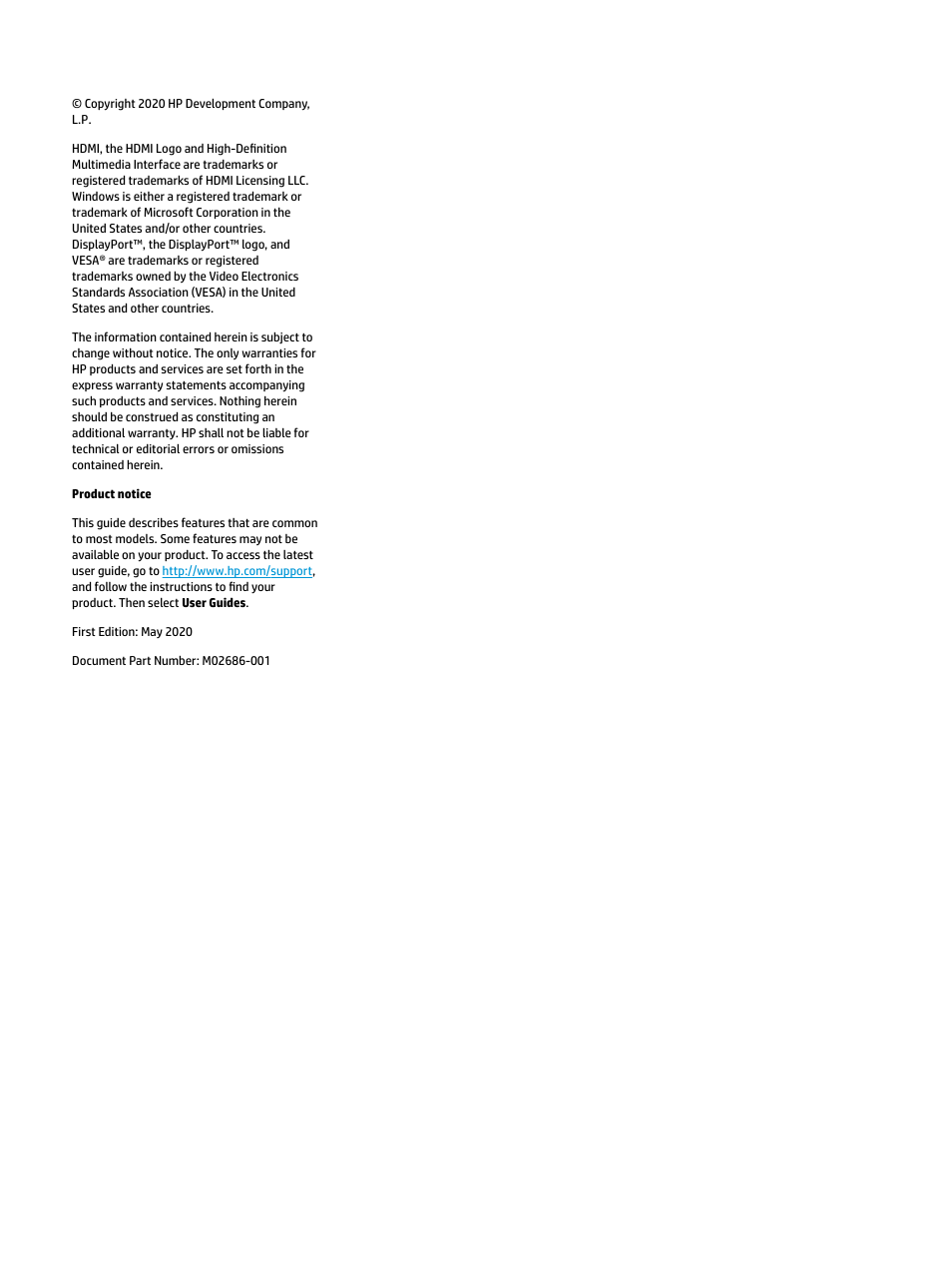 HP E27q 27" 16:9 IPS Monitor User Manual | Page 2 / 45